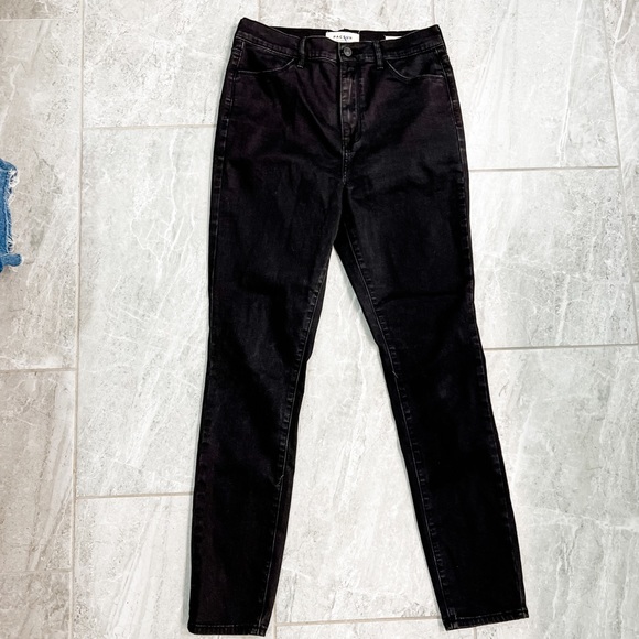 PacSun Black Super Hi-Rise Stretch Jean Jegging  Size 28 - Picture 3 of 7